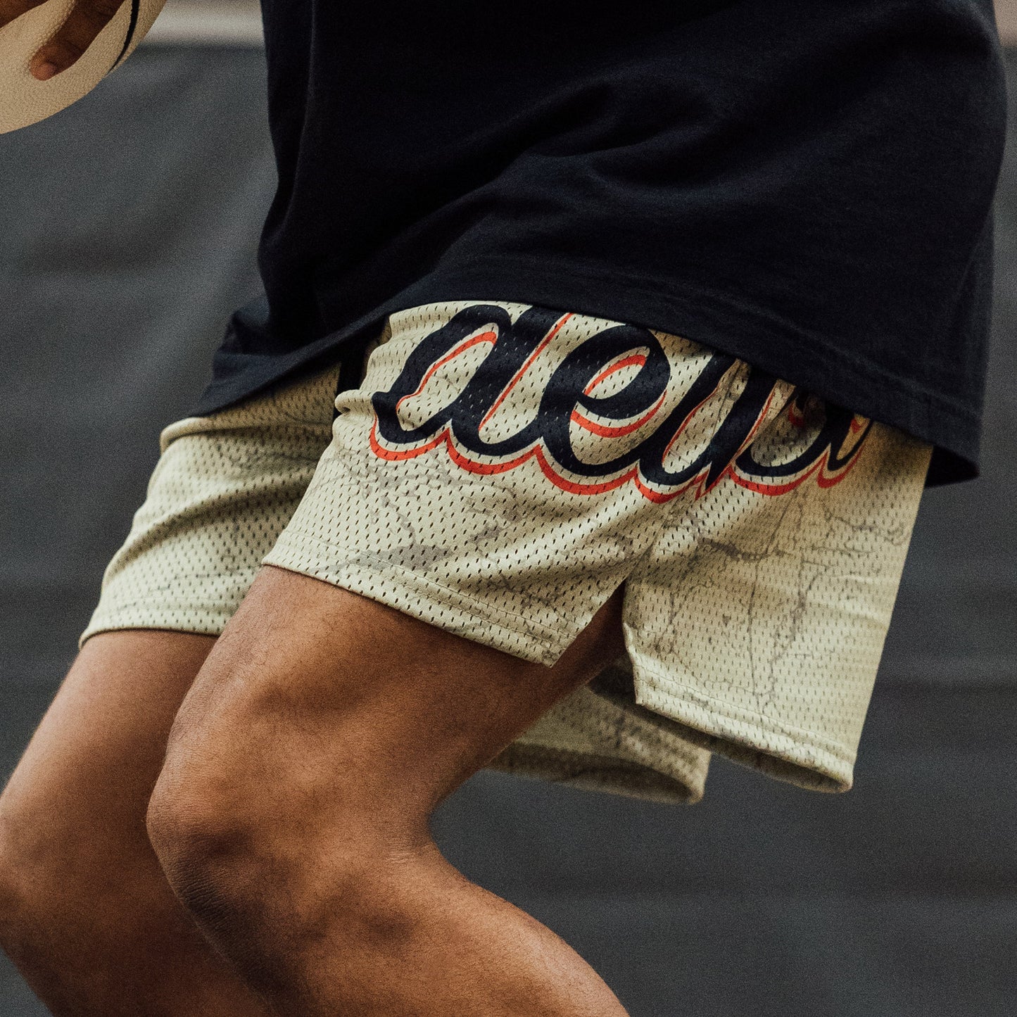 Mesh Shorts "Stone"