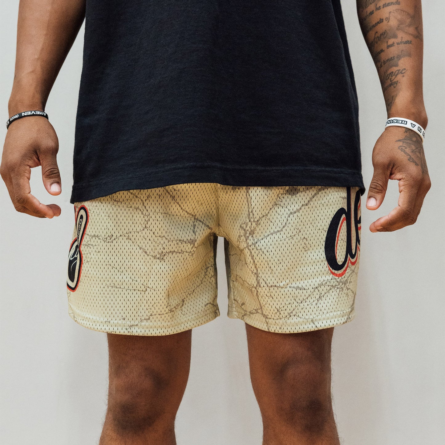 Mesh Shorts "Stone"
