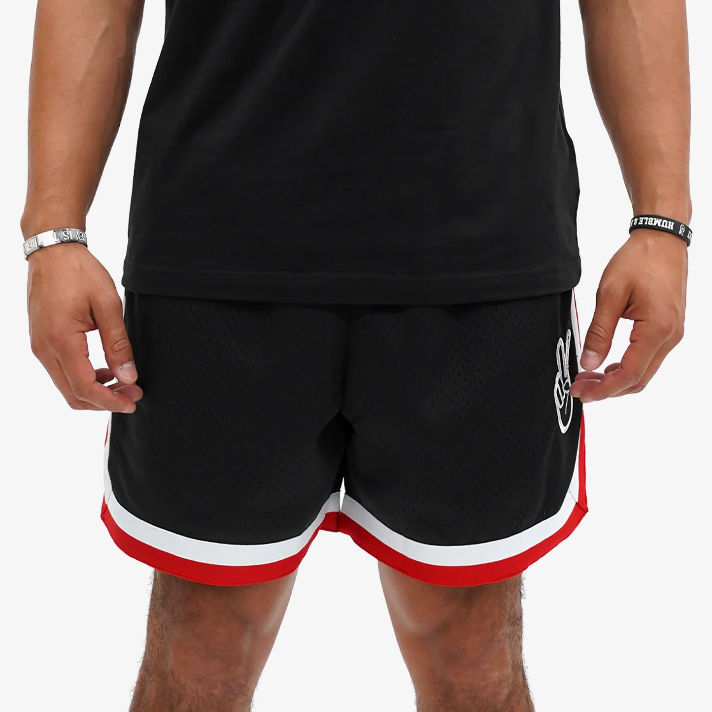 Vibe Shorts 2.0 "Black White Red"