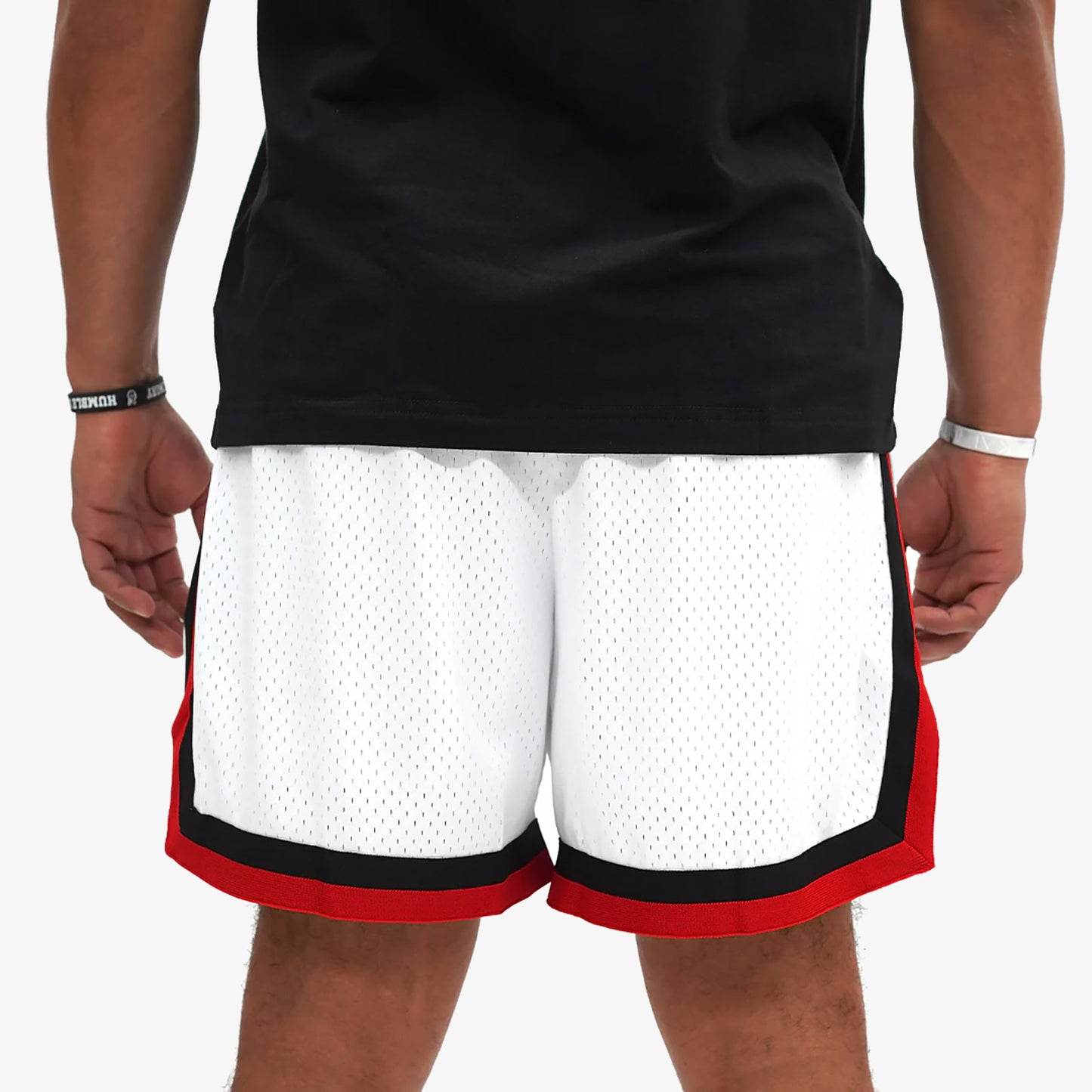 Vibe Shorts 2.0 "White Red Black"